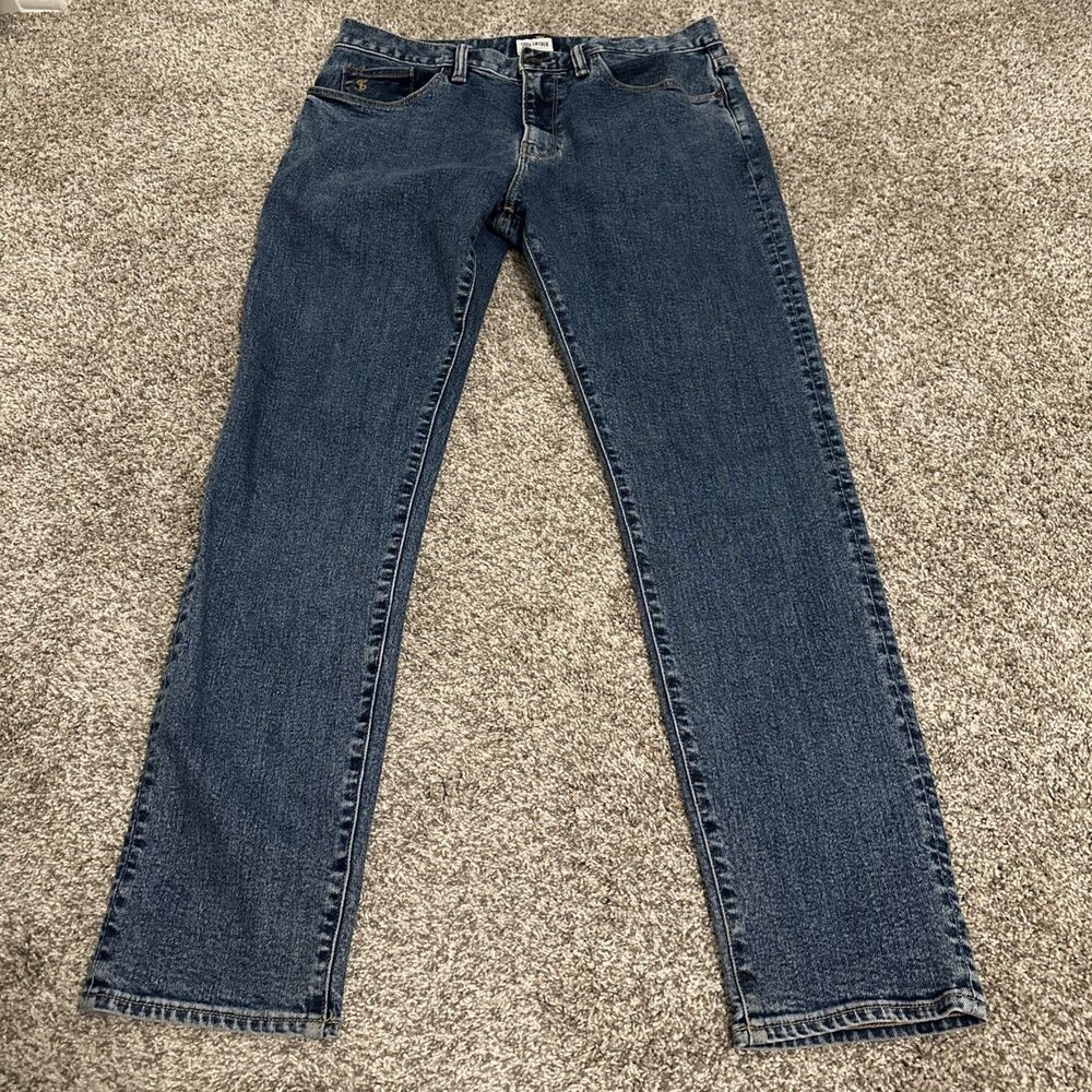 Todd Snyder Slim Fit Stretch 5 Pocket Denim Blue Jeans Men’s Size 34x32